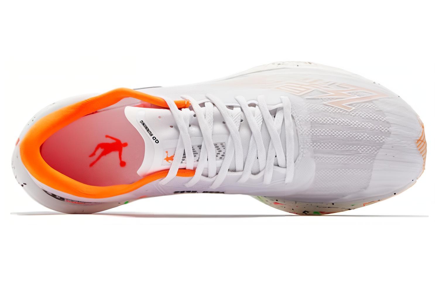 QIAODAN Feiying PB2.0 Cushioning Slip Resistant Abrasion Resistant Low top Running Shoes Men’s White