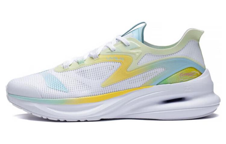 Li Ning Abrasion Resistant Breathable Low top Running Shoes Men’s White Green