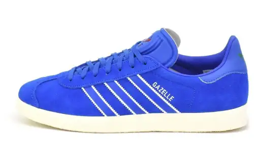 Adidas Originals Gazelle Abrasion Resistant Breathable Low top Skateboard Shoes Men's Blue
