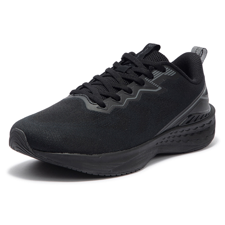 361° Flying Fish 3.0 Cushioning Slip Resistant Abrasion Resistant Low top Casual Running Shoes Men’s Black Gray