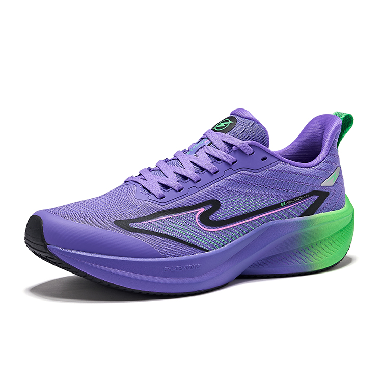 Erke Lightning 4 Running Shoes Men’s Low Top Fluorescent Purple