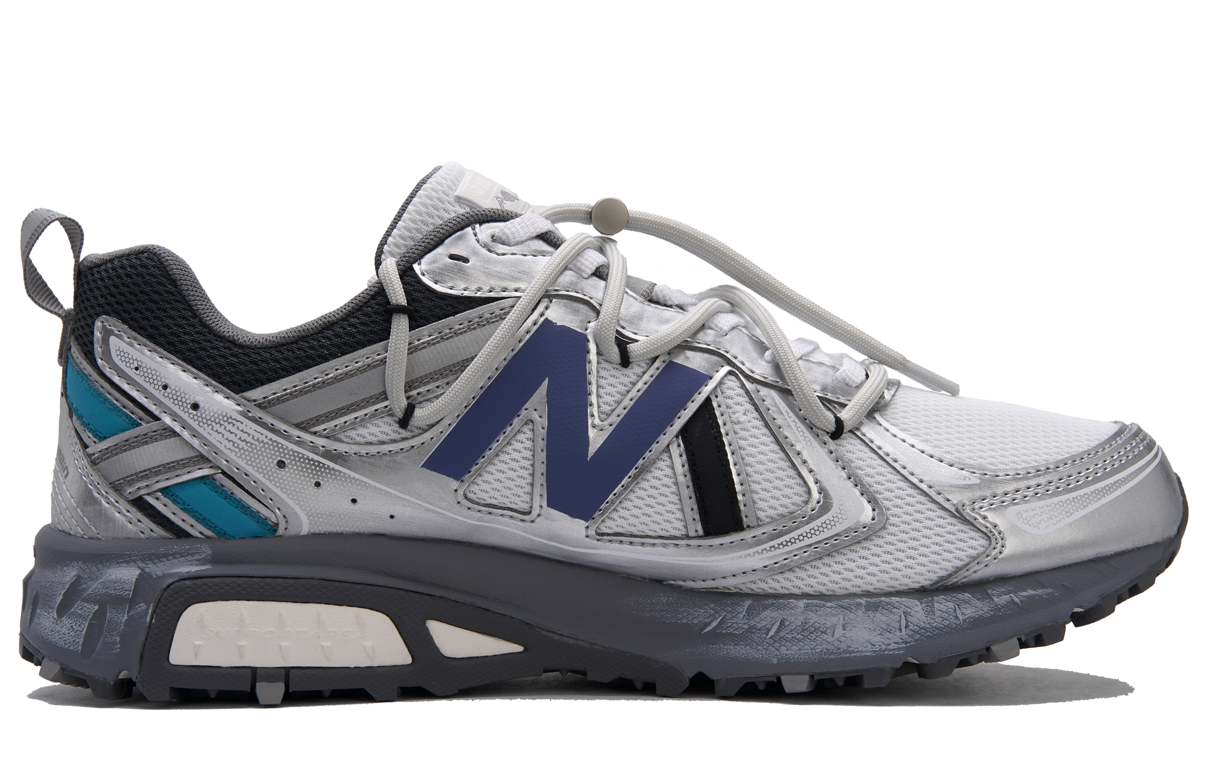 New Balance NB 410 Slip Resistant Abrasion Resistant Low top Running Shoes Unisex Blue Gray Silver