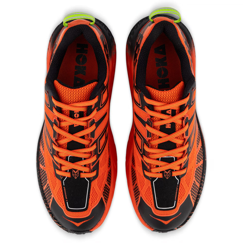 HOKA ONE ONE Speedgoat 2 Tomato Electric Green