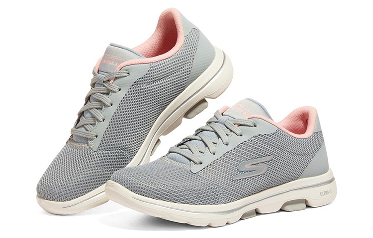 Skechers Go Walk 5 ‘Gray Pinkred’ Women’s