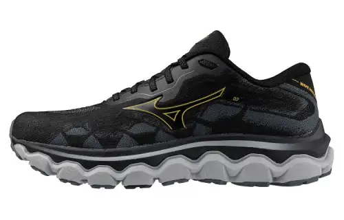 Wave Horizon Mizuno 7 4E Wide 'Black Citrus'