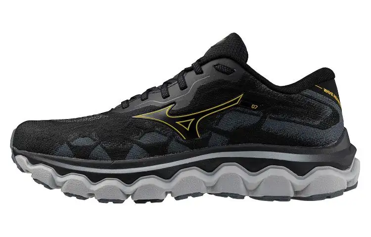 Wave Horizon Mizuno 7 4E Wide 'Black Citrus'