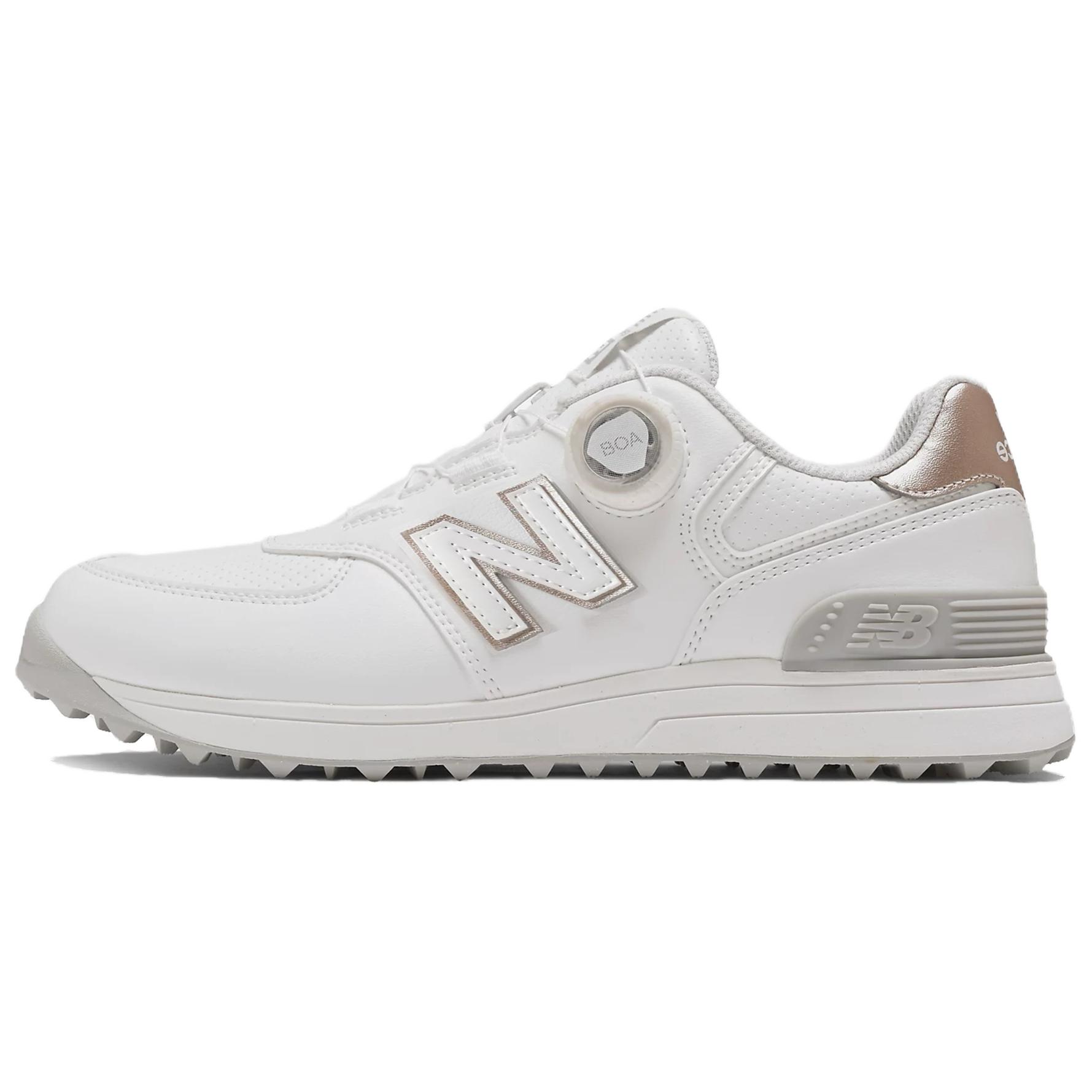New Balance NB 574 V4 Golf Shoes Women’s White Gold
