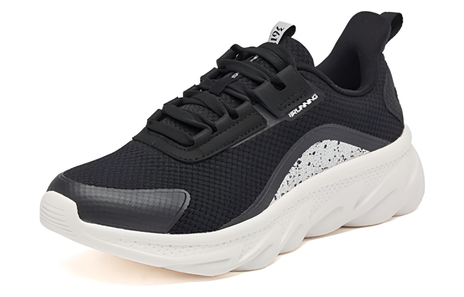 361° Running Shoes Women’s Low Top Obsidian Black/Feather White