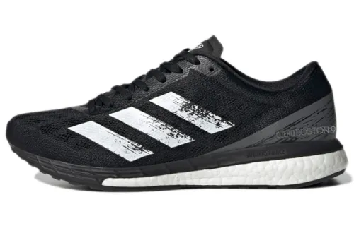 Adidas Adizero Boston 9 Comfortable Slip Resistant Abrasion Resistant Low top Running Shoes Women's Black