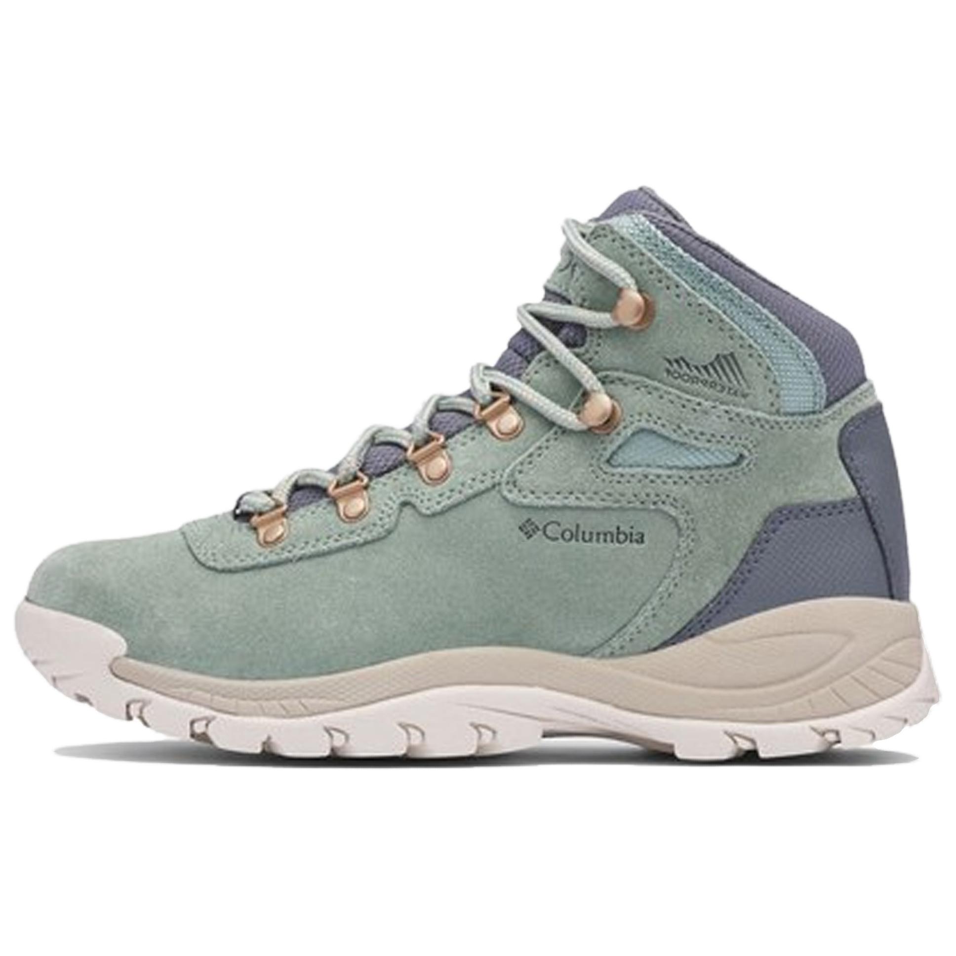 Columbia Newton Ridge Plus Non Slip And Waterproof Mid top Outdoor Shoes Women's Green