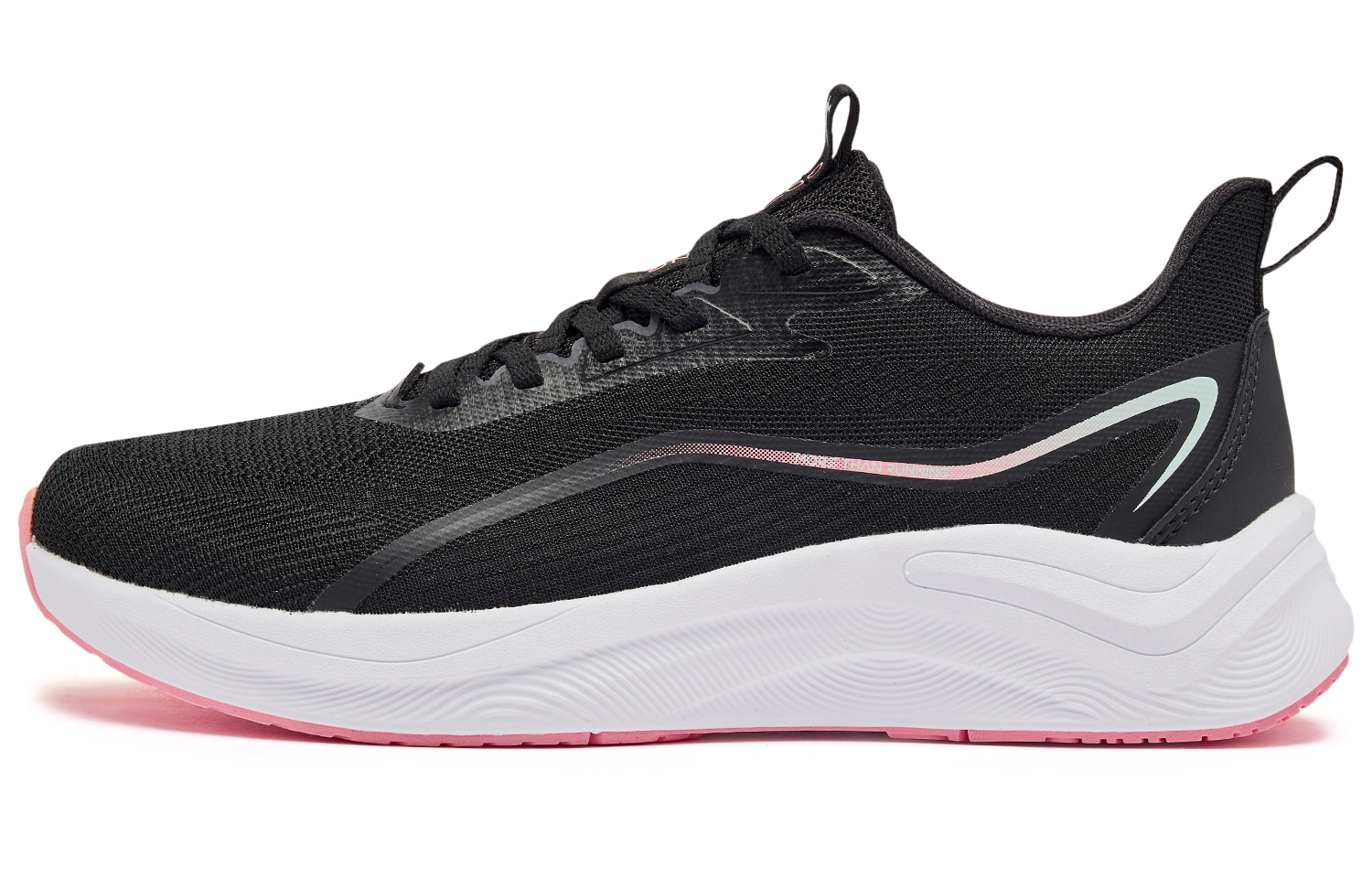 QIAODAN Wind Speed 2.0 Cushioning Slip Resistant Abrasion Resistant Low top Casual Running Shoes Women’s Black
