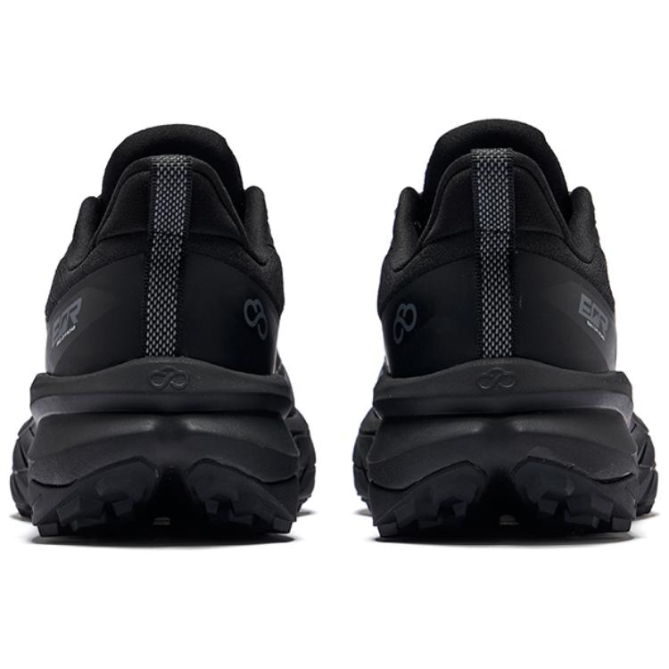 Erke Vertical Collection Slip Resistant, Abrasion Resistant, Support, Rebound Low top Running Shoes Women’s Jet Black