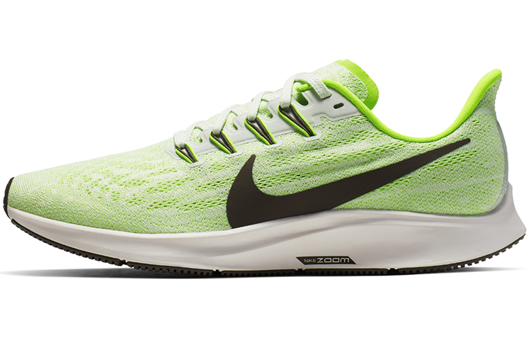 Nike Pegasus 36 Marathon Racing Low-top Casual Training Running Shoes Men's White Green