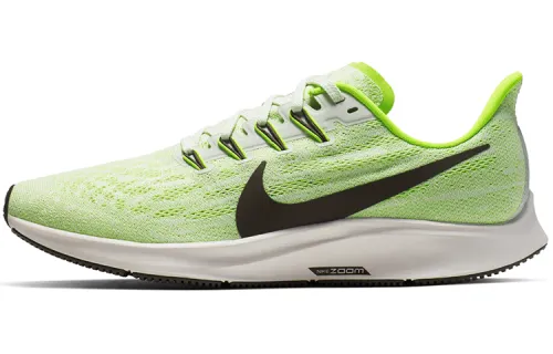 Nike Pegasus 36 Marathon Racing Low-top Casual Training Running Shoes Men's White Green