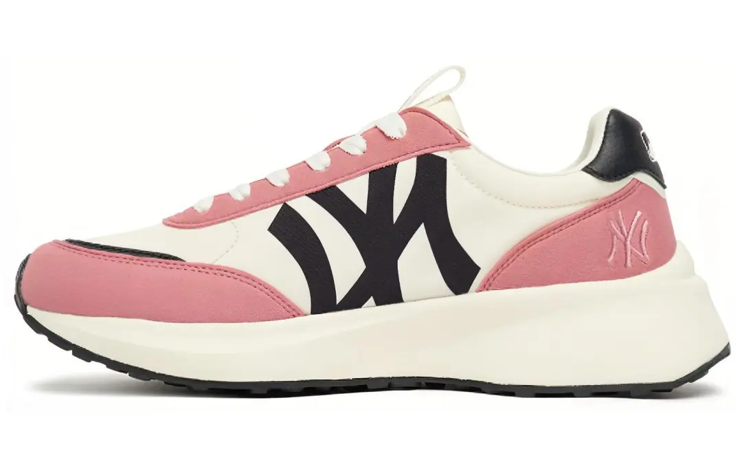 MLB Chunky Jogger Chunky Sneakers Unisex Low Top Pink/White Color