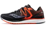 Saucony Liberty Iso 1 Liberty ISO Support Breathable Low top Running Shoes Men's Black Orange