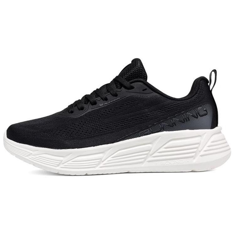 361° Abrasion Resistant, Lightweight, And Breathable Low top Sprint Running Shoes Men’s Black White