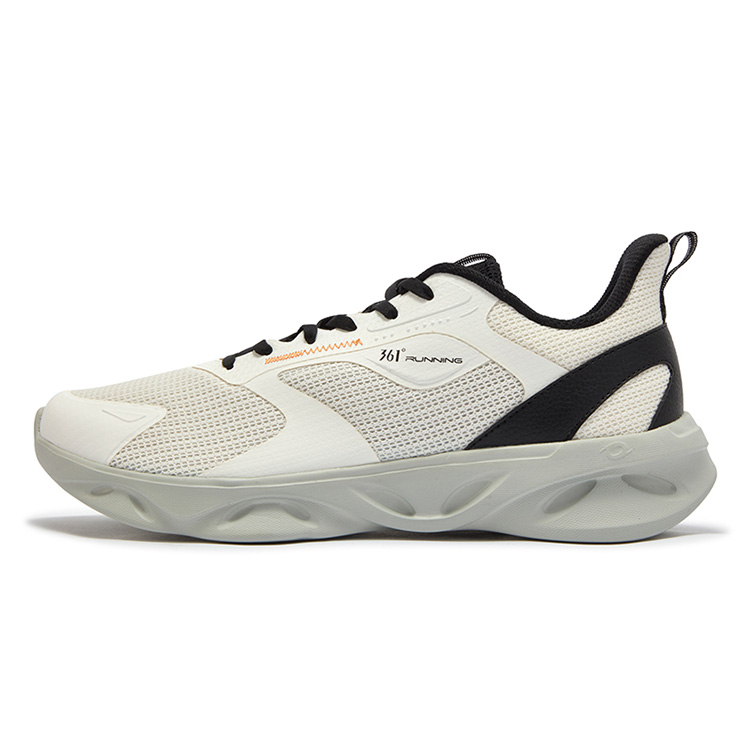 361° Slip Resistant Abrasion Resistant Low top Casual Running Shoes Men’s White Mint Gray Green