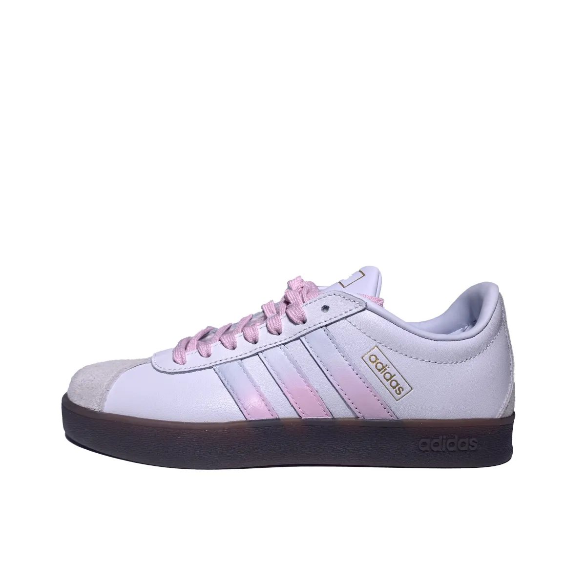 Adidas VL COURT 2.0 Slip Resistant Abrasion Resistant Low top Skateboard Shoes Men's White