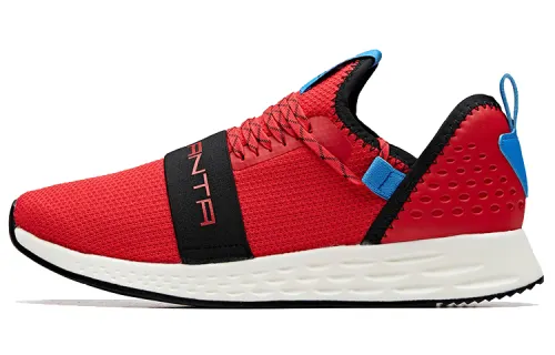 Anta Fabric Cushioning Slip Resistant Abrasion Resistant Breathable Low top Running Shoes Men's
