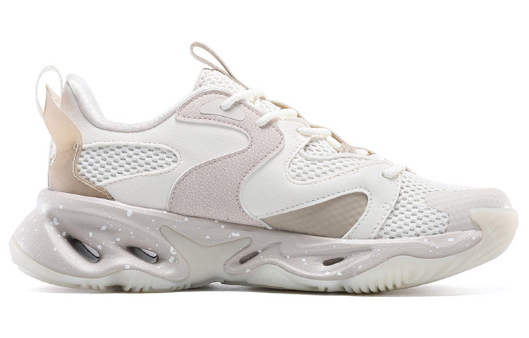 PEAK Slip Resistant, Abrasion Resistant, Breathable Low top Running Shoes Women’s White