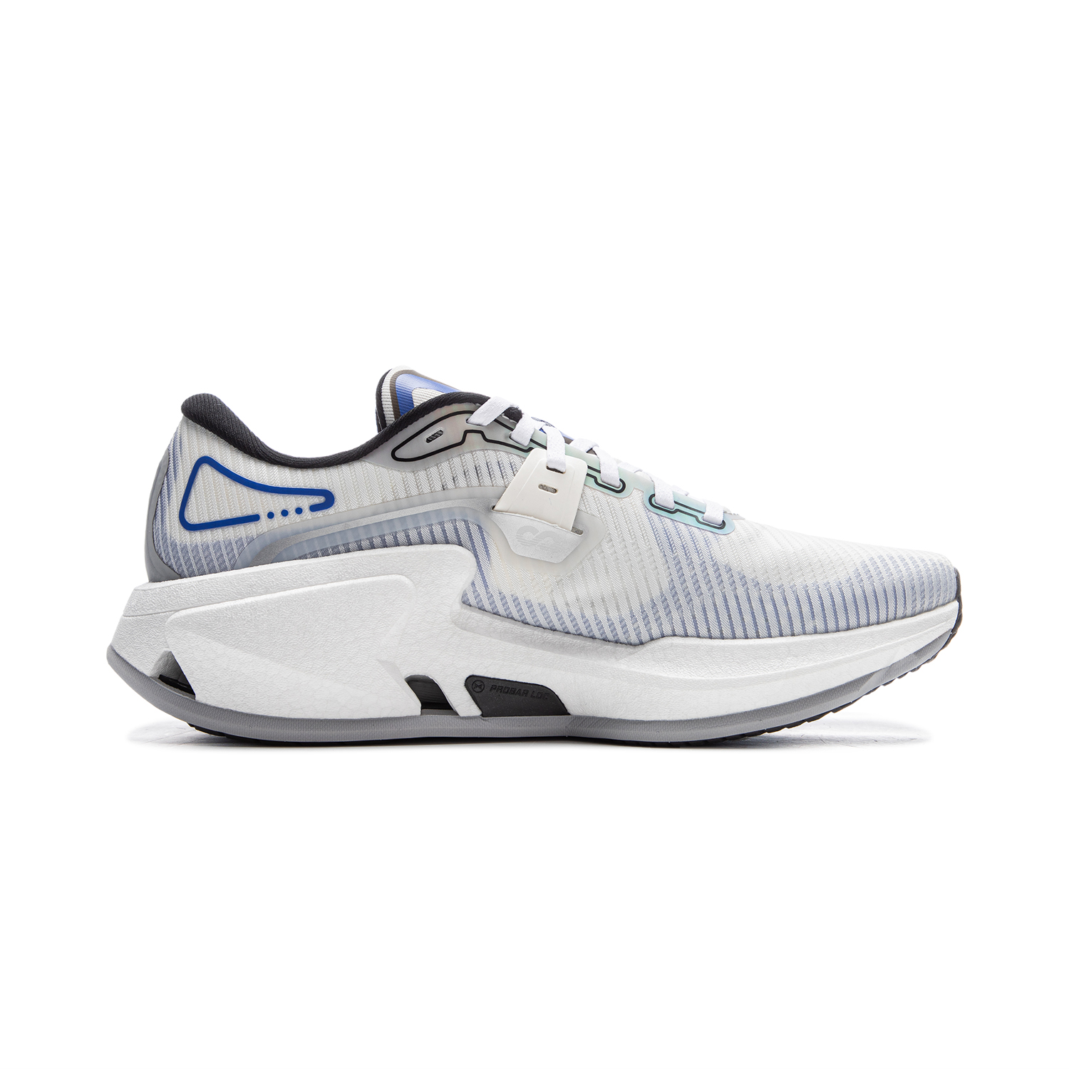 Li Ning Furious Rider 8 Low top Casual Running Shoes Men’s White Gray Blue