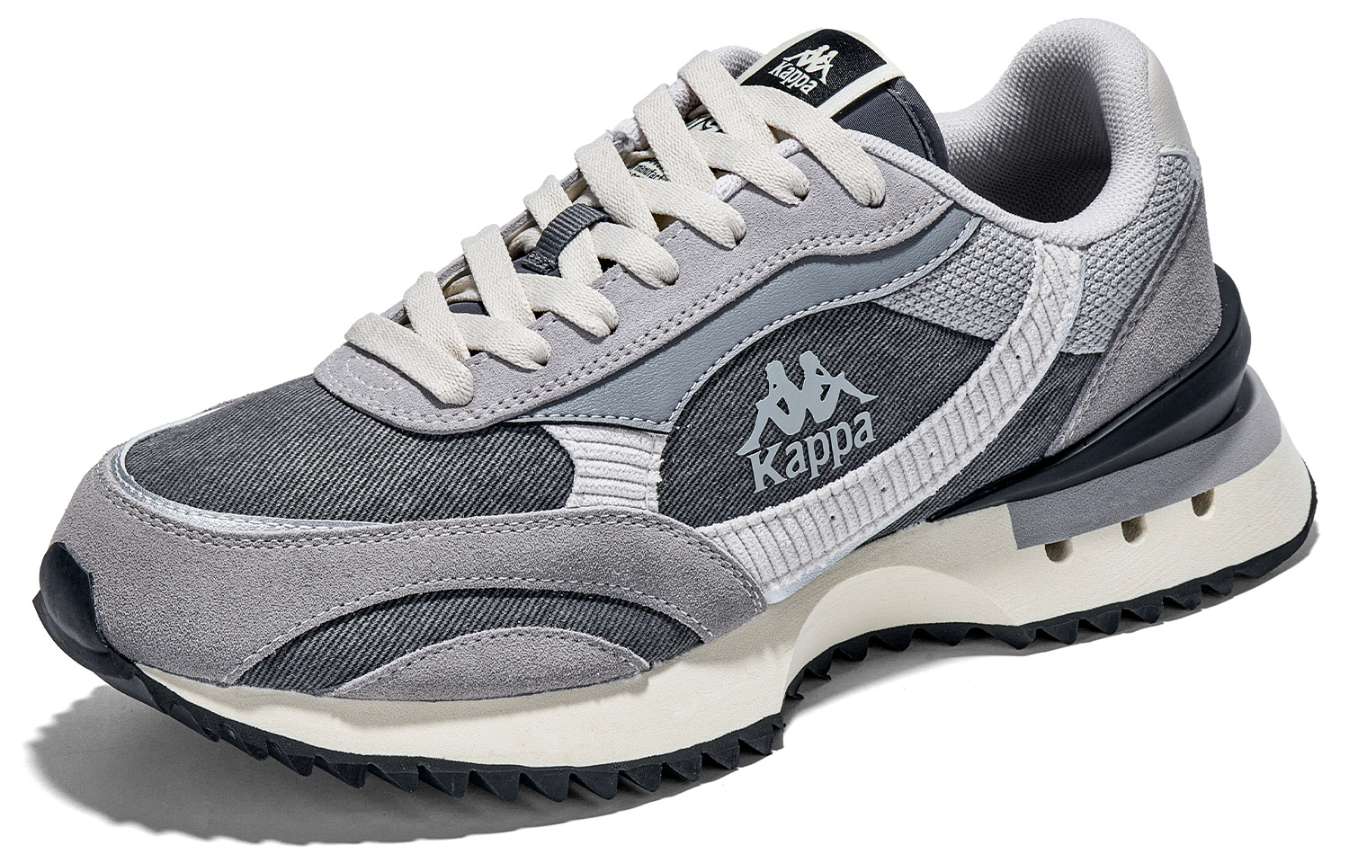 Kappa Non slip Lightweight Low top Running Shoes Unisex Gray