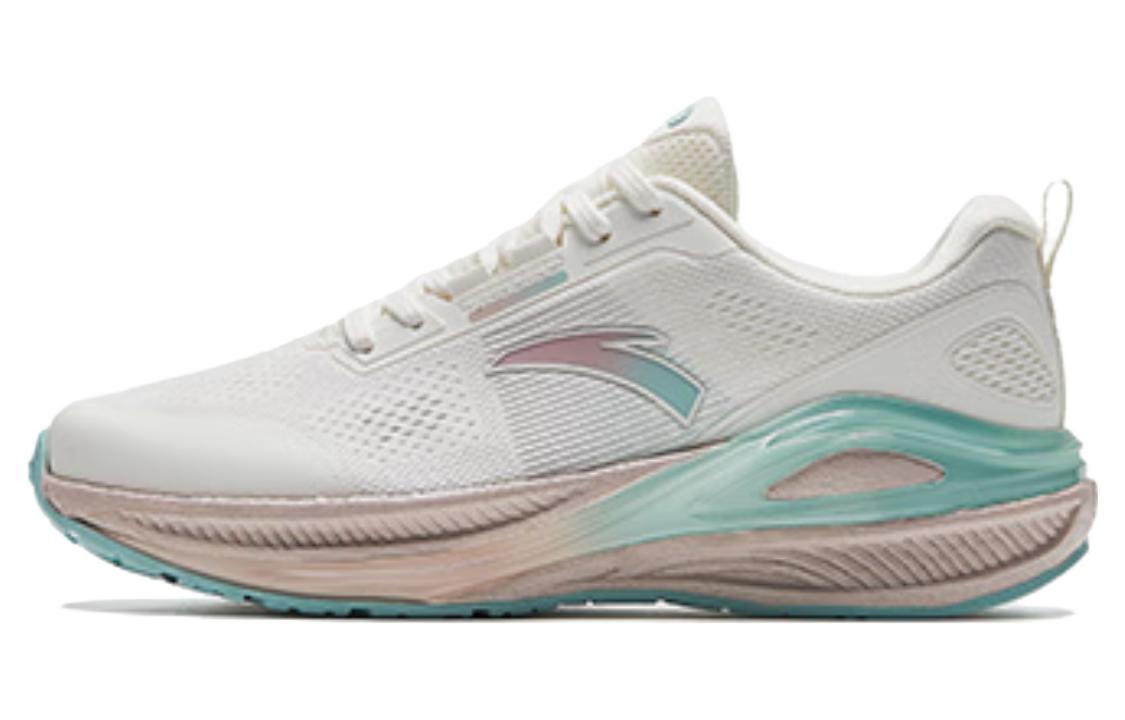 Anta C100 Slip Resistant Cushioning Low top Running Shoes Women's Ivory White