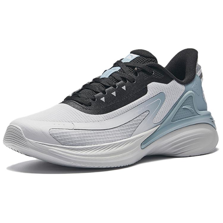 CHAOJIANTA Fabric Slip Resistant Abrasion Resistant Low top Casual Running Shoes Men’s Gray Blue