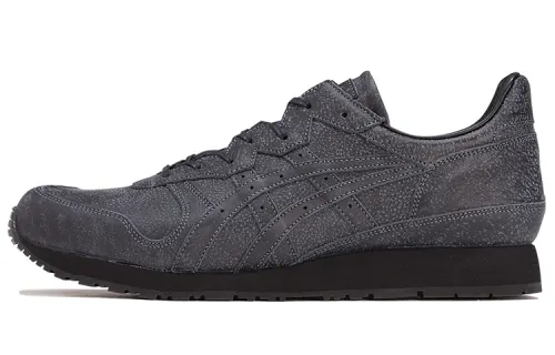 Onitsuka Tiger Ally Deluxe Comfortable Abrasion Resistant Slip Resistant Low top Running Shoes Unisex Black Gray