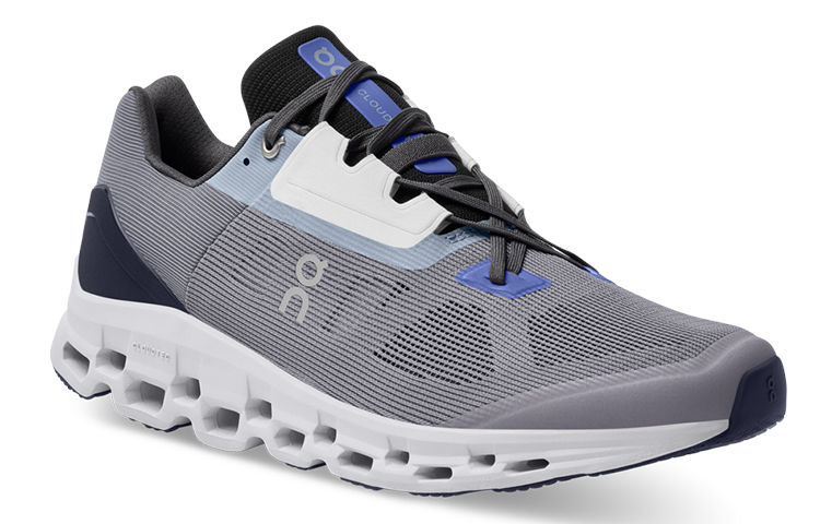 On Running Cloudstratus Fossil Grey Midnight Navy