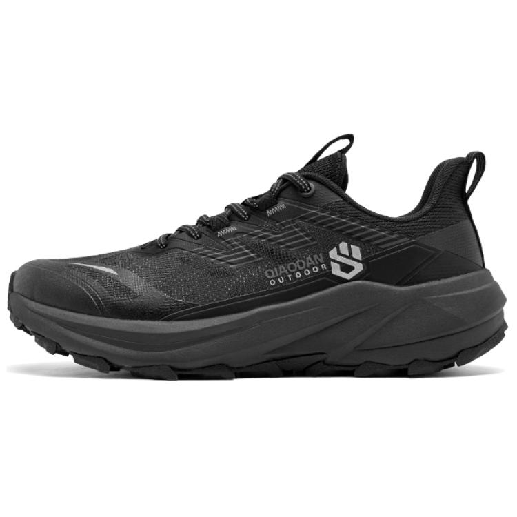 QIAODAN Enjoy The Wild Running Shoes Men’s Low Top Black/Lightning Gray