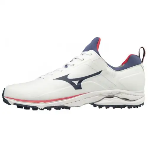 Mizuno Textile, Synthetic Leather Cushioning Slip Resistant Abrasion Resistant Breathable Low top Golf Shoes Men's