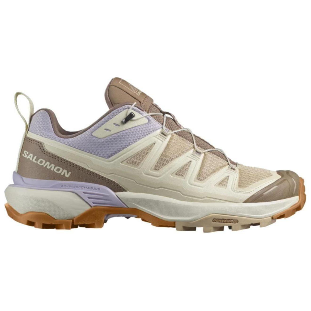 SALOMON X Ultra 360 Edge Comfortable Slip Resistant Slip Resistant Low top Outdoor Shoes Women’s Beige Brown Purple