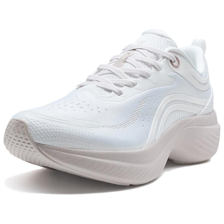 XTEP Abrasion Resistant Coverage Low top Casual Running Shoes Women’s Classic White