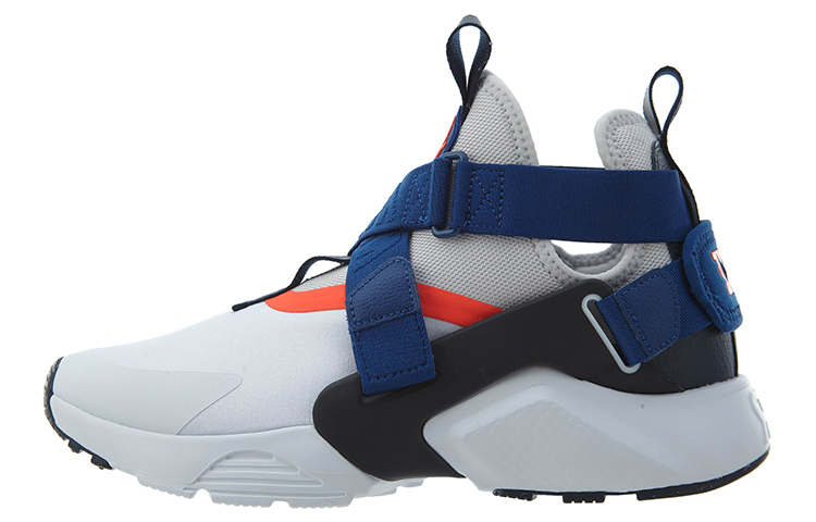 Nike Air Huarache City White Vast Grey Gym Blue Women's