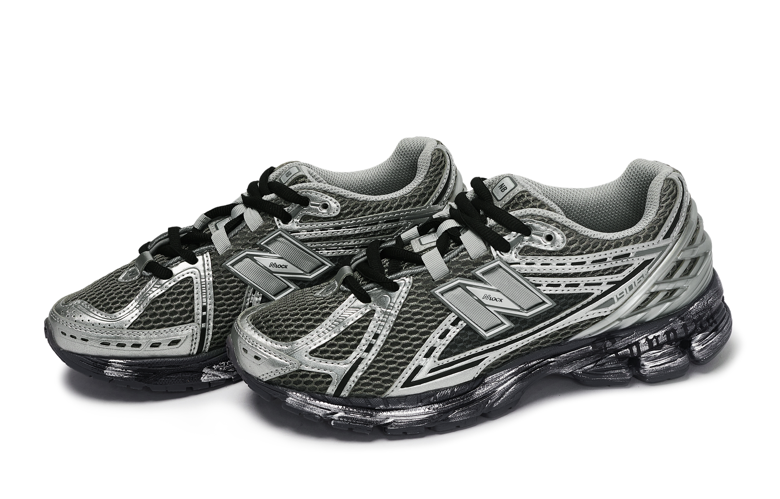 New Balance NB 1906R Abrasion Resistant Abrasion Resistant Low top Running Shoes Unisex Gray Green Silver