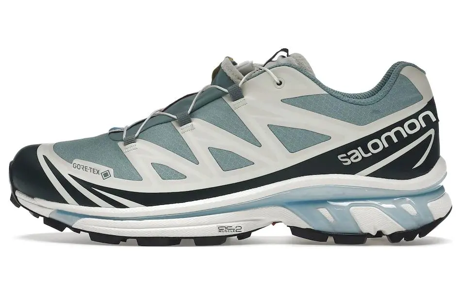 SALOMON x KITH Gore Tex 'Blue' Leather Comfortable Slip Resistant Abrasion Resistant Low top Outdoor Shoes Unisex