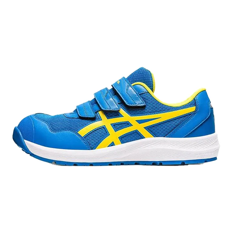 Asics Winjob Cushioning, Wear Resistant Low top Athletic Shoes Unisex Blue Yellow