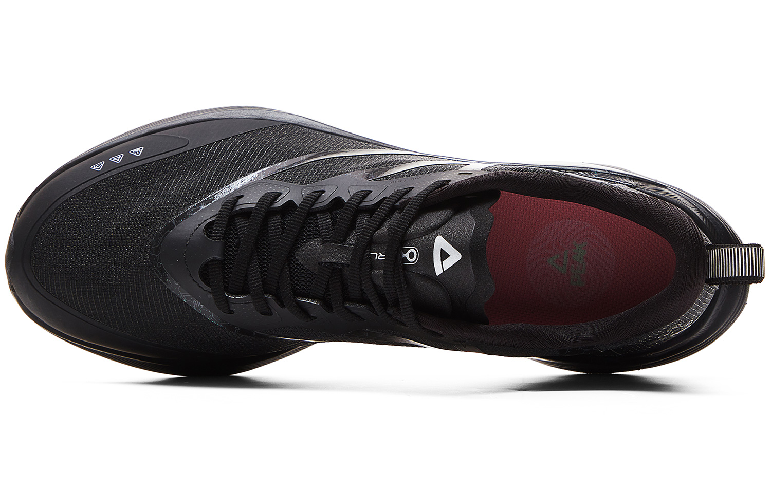 PEAK Double Breath Low top Marathon Running Shoes Men’s All Black