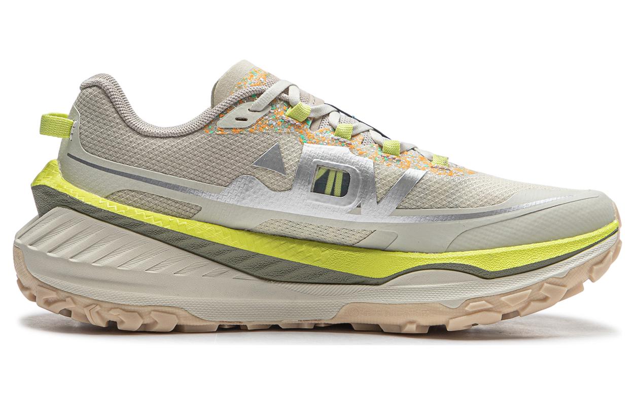 Li Ning Cushioning Slip Resistant Abrasion Resistant Low top Running Shoes Women’s Mica Gray