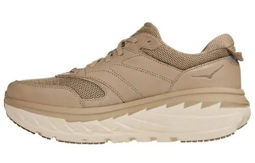 HOKA ONE ONE Bondi L comfortable and versatile shock-absorbing, non-slip and wear-resistant low-cut casual running shoes for men and women, brown