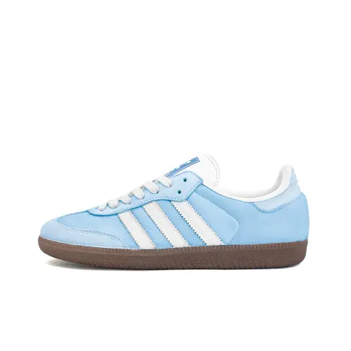 Adidas Originals SAMBA OG Abrasion Resistant Low top Skateboard Shoes Unisex Blue White