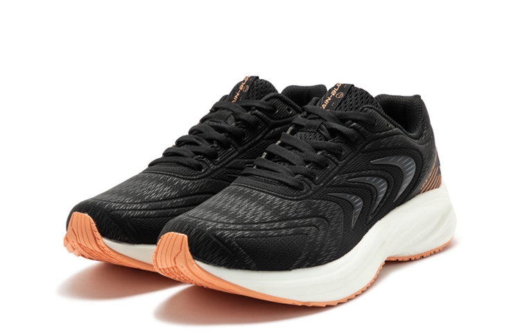361° Cushioning Abrasion Resistant Slip Resistant Low top Running Shoes Women’s Black White