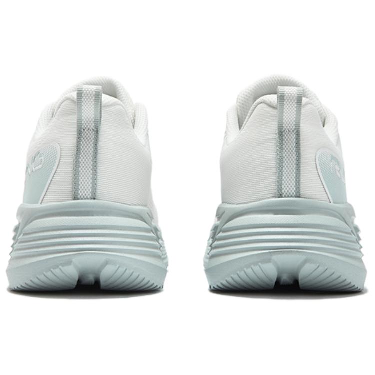 361° Abrasion Resistant Coverage Lightweight Low top Casual Sprint Running Shoes Women’s White Cyan