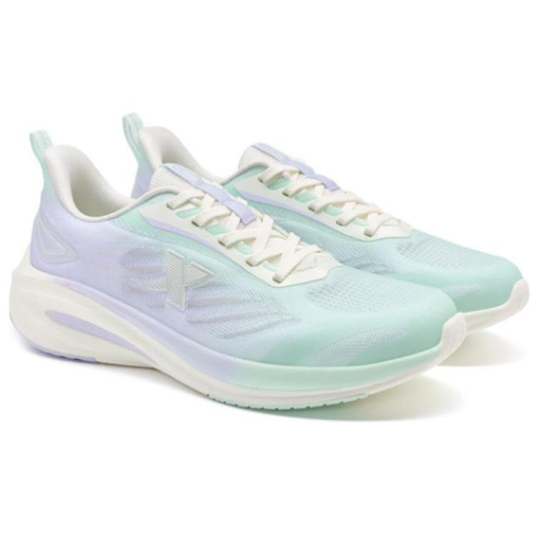 XTEP Lighten 7.0 Versatile Slip Resistant, Abrasion Resistant, Breathable Low top Running Shoes Women’s Green Purple
