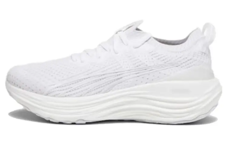 PUMA ForeverRUN Nitro Sports Abrasion Resistant Abrasion Resistant Low top Running Shoes Women's White