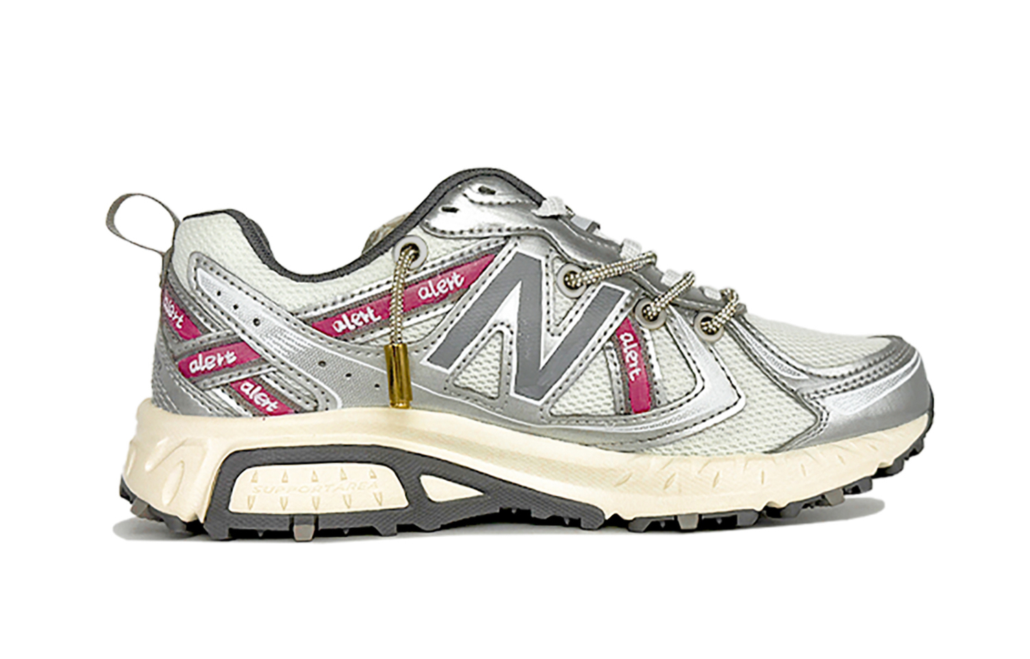 New Balance NB 410 Collection Slip Resistant Slip Resistant Low top Running Shoes Unisex Silver Gray