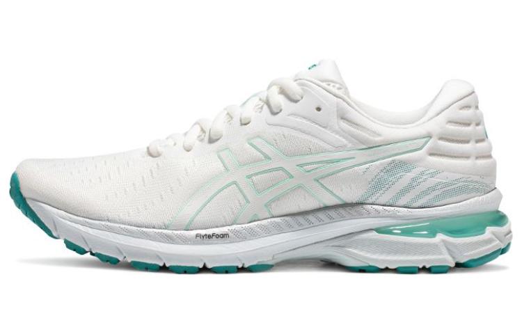 Женские кроссовки ASICS Gel-Pursue 7 (бело-зеленые)