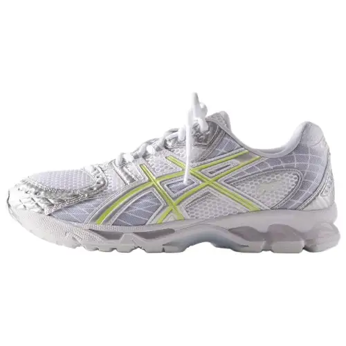 KITH x ASICS GEL Nimbus 10.1 Abrasion Resistant Low top Running Shoes Unisex White Silver